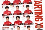 中乙联赛第3轮 上海海港富盛经开首发名单